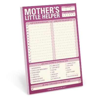 Knock Knock Mother`s Little Helper Pad - 