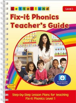 Fix-it Phonics - Level 1 - Teacher's Guide (2nd Edition) - Lisa Holt
