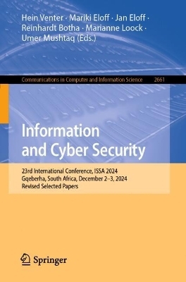 Information and Cyber Security - 
