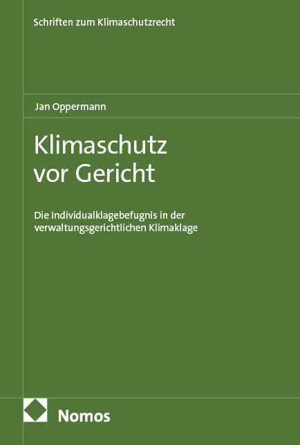 Klimaschutz vor Gericht - Jan Oppermann