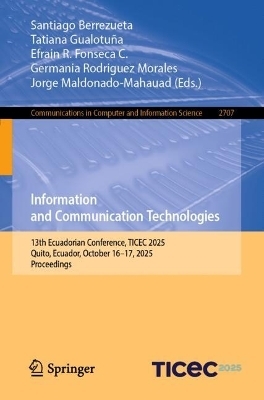 Information and Communication Technologies - 