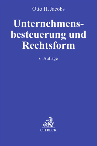 Unternehmensbesteuerung und Rechtsform