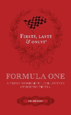Firsts, Lasts and Onlys - Paul Donnelley