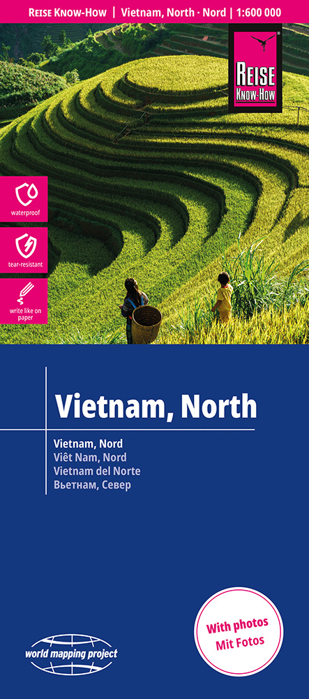 Reise Know-How Landkarte Vietnam, Nord | Vietnam, North (1:600.000)