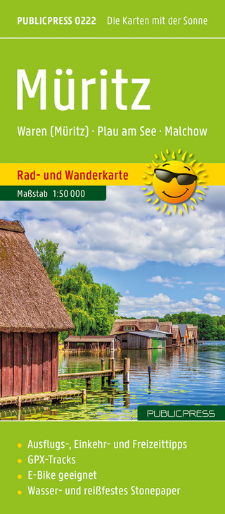 Müritz, Rad- und Wanderkarte 1:50.000, Publicpress