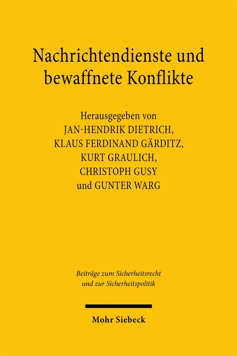 Nachrichtendienste und bewaffnete Konflikte - 