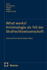 What works? Kriminologie als Teil der Strafrechtswissenschaft - 
