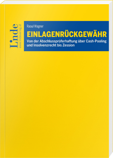 Einlagenr&uuml;ckgew&auml;hr - Raoul Wagner