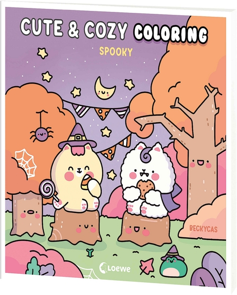 Cute & Cozy Coloring - Spooky