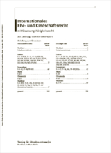 Internationales Ehe- und Kindschaftsrecht mit Staatsangehörigkeitsrecht - Henrich, Dieter; Dutta, Anatol; Ebert, Hans-Georg