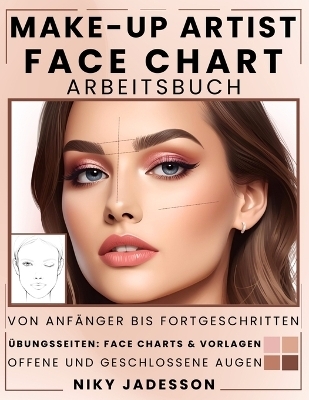 Make-up Artist Face Chart Arbeitsbuch