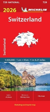 Switzerland 2026 - Michelin National Map 729 - Michelin