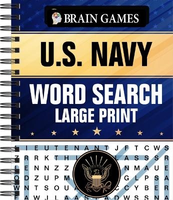 Brain Games - U.S. Navy Word Search - Large Print -  Publications International Ltd,  Brain Games