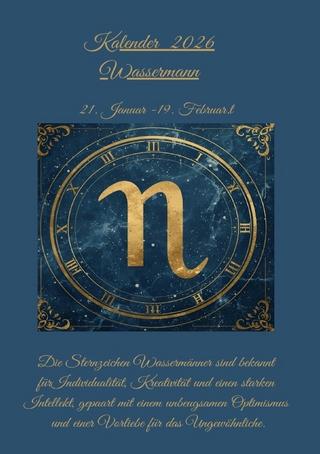 Sternzeichen Wassermann Kalender 2026