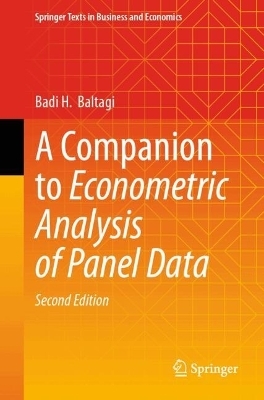 A Companion to Econometric Analysis of Panel Data