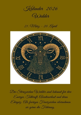 Sternzeichen Widder Kalender 2026