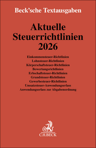 Aktuelle Steuerrichtlinien 2026