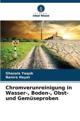 Chromverunreinigung in Wasser-, Boden-, Obst- und Gemüseproben