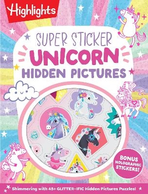 Super Sticker Unicorn Hidden Pictures