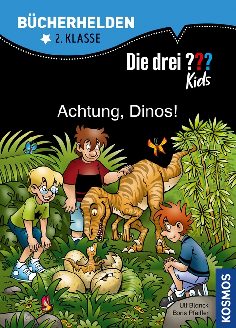 Die drei ??? Kids, B&uuml;cherhelden, Achtung, Dinos! (drei Fragezeichen Kids) - Ulf Blanck, Boris Pfeiffer