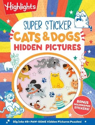 Super Sticker Cats & Dogs Hidden Pictures - 
