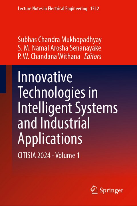 Innovative Technologies in Intelligent Systems and Industrial Applications - 
