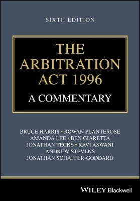 The Arbitration Act 1996 - Bruce Harris