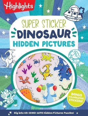 Super Sticker Dinosaur Hidden Pictures