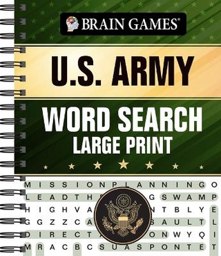 Brain Games - U.S. Army Word Search - Large Print