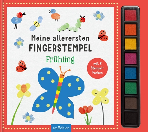 Meine allerersten Fingerstempel Fr&uuml;hling