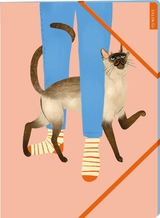 myNOTES Papeterie: Sammelmappe Katzen regieren die Welt