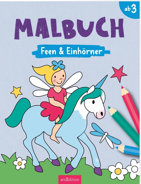 Malbuch Feen & Einh&ouml;rner