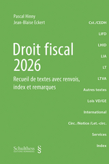 Droit Fiscal 2026 - Hinny, Pascal; Eckert, Jean-Blaise