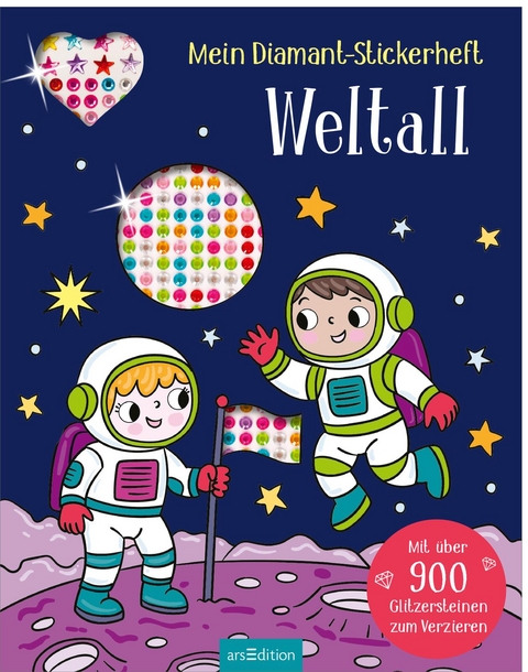 Mein Diamant-Stickerheft &ndash; Weltall