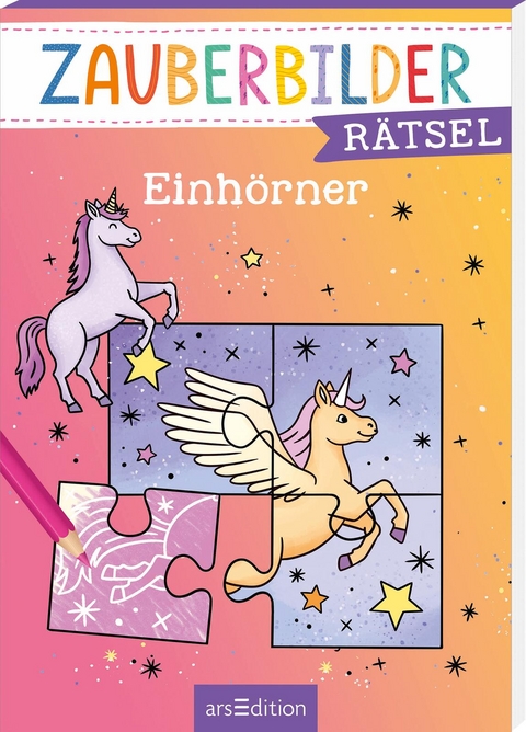 Zauberbilder-R&auml;tsel &ndash; Einh&ouml;rner