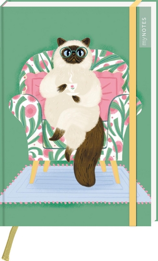 myNOTES Papeterie: Notizbuch A5 Katzen regieren die Welt