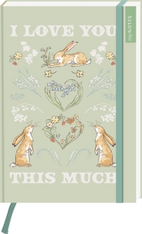 myNOTES Papeterie: Wei&szlig;t du eigentlich, wie lieb ich dich hab? Notizbuch A5