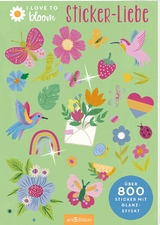 I Love to Bloom &ndash; Sticker-Liebe