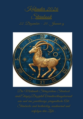 Sternzeichen Steinbock Kalender 2026