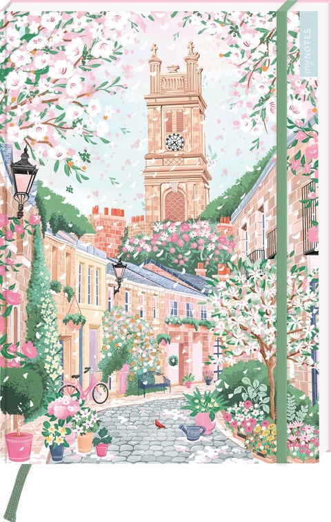 myNOTES Papeterie: Notizbuch A4 Simply, Katy &ndash; Spring Lane