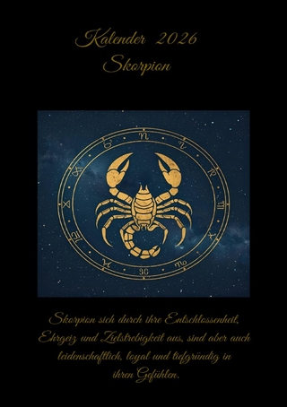 Sternzeichen Skorpion Kalender 2026