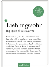 Lieblingssohn (Substantiv, m)