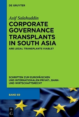 Corporate Governance Transplants in South Asia - Asif Salahuddin