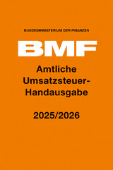 Amtliche Umsatzsteuer-Handausgabe 2025/2026 - 