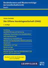 Die Offene Handelsgesellschaft (OHG) - Seefelder, Günter
