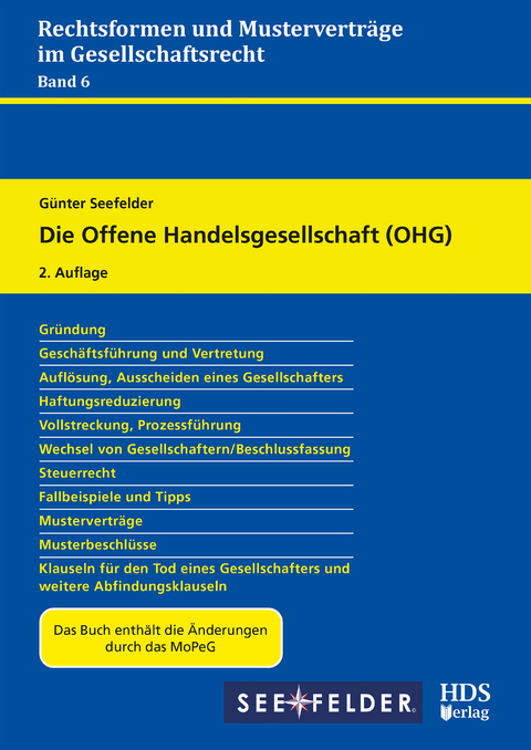 Die Offene Handelsgesellschaft (OHG) - Günter Seefelder