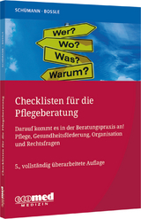 Checklisten für die Pflegeberatung - Schümann, Daniel; Bossle, Michael