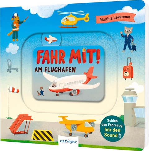 Meine Schiebebahn-Pappe: Fahr mit am Flughafen