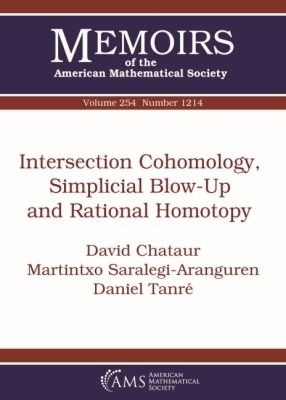 Intersection Cohomology, Simplicial Blow-Up and Rational Homotopy