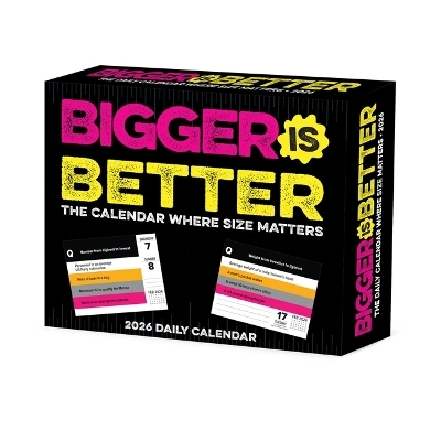 Bigger Is Better 2026 5.4 X 6.2 Box Calendar -  Willow Creek Press